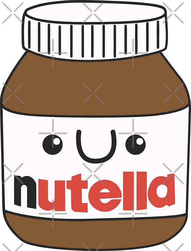 "Kawaii Nutella" Stickers by denisn Redbubble