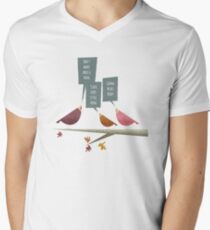 Three little birds Men's V-Neck T-Shirt