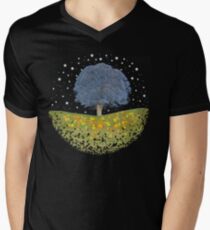 Starry Night Sky Men's V-Neck T-Shirt