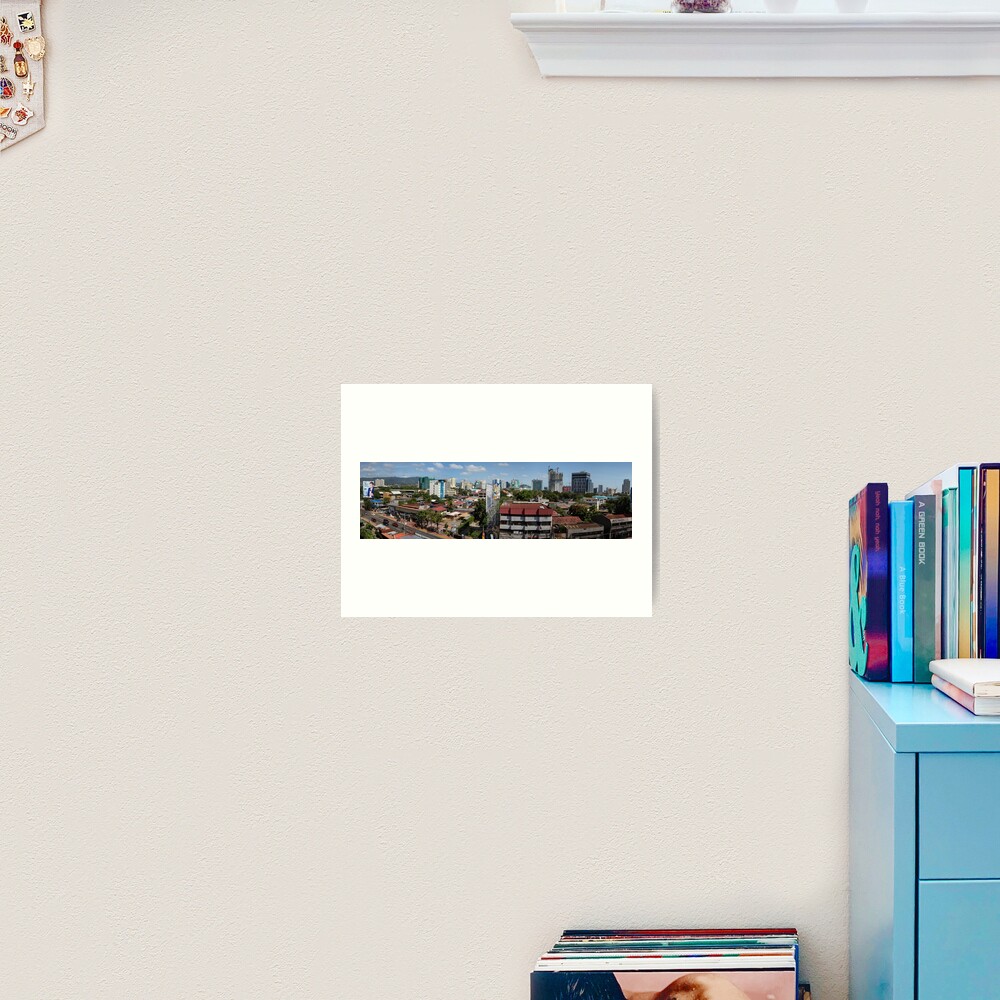 Cebu City Philippines Panorama Art Print