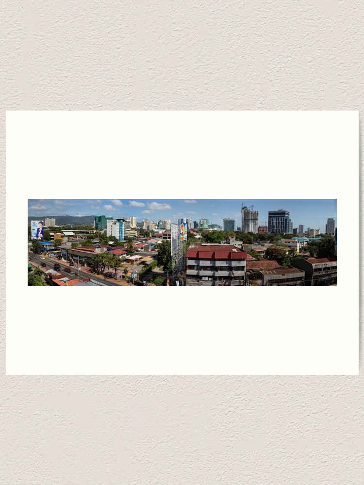 Alternate view of Cebu City Philippines Panorama Art Print