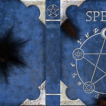Artwork thumbnail, Spellbook Blue by TadPatterson