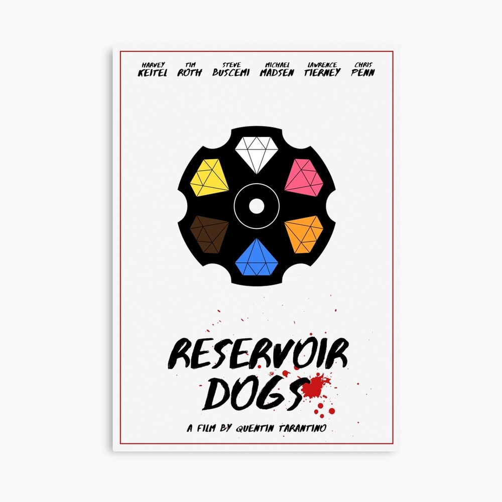 RESERVOIR DOGS Movie PHOTO Print POSTER Alternative Film Art Quentin Tarantino 5