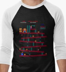 Donkey Kong Arcade Men's Baseball ¾ T-Shirt