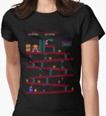 Donkey Kong Arcade Women's Fitted T-Shirt