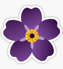 Armenian-Forget Me Not Flower Sticker