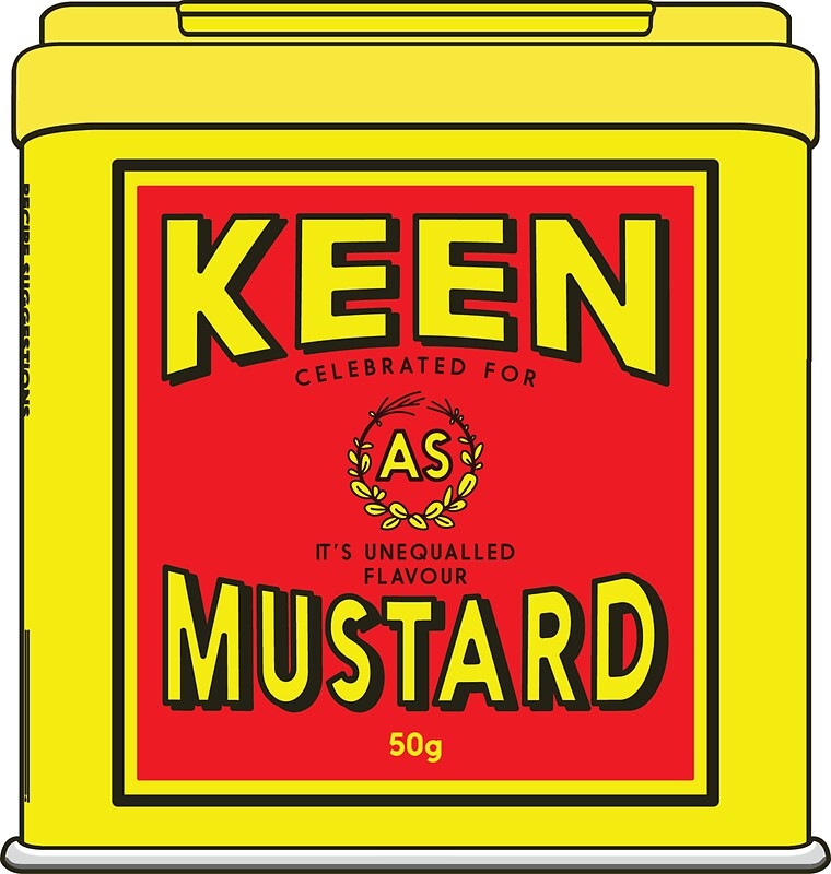 as-keen-as-mustard-stickers-by-simon-greening-redbubble