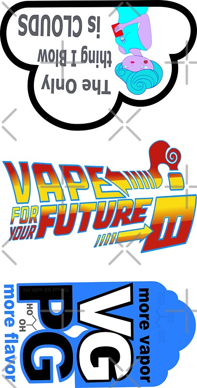 "vape" Stickers by moonmorph | Redbubble