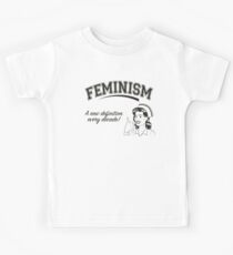 Feminism - A New Definition Every Decade Kids Tee