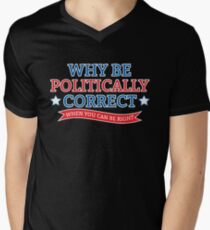 political Men's V-Neck T-Shirt