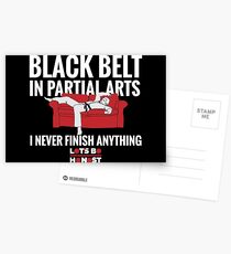 Black Belt In Partial Arts Postcards
