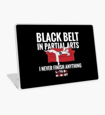 Black Belt In Partial Arts Laptop Skin