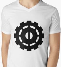 Camiseta para hombre de cuello en v Engranaje de frente de Lexa