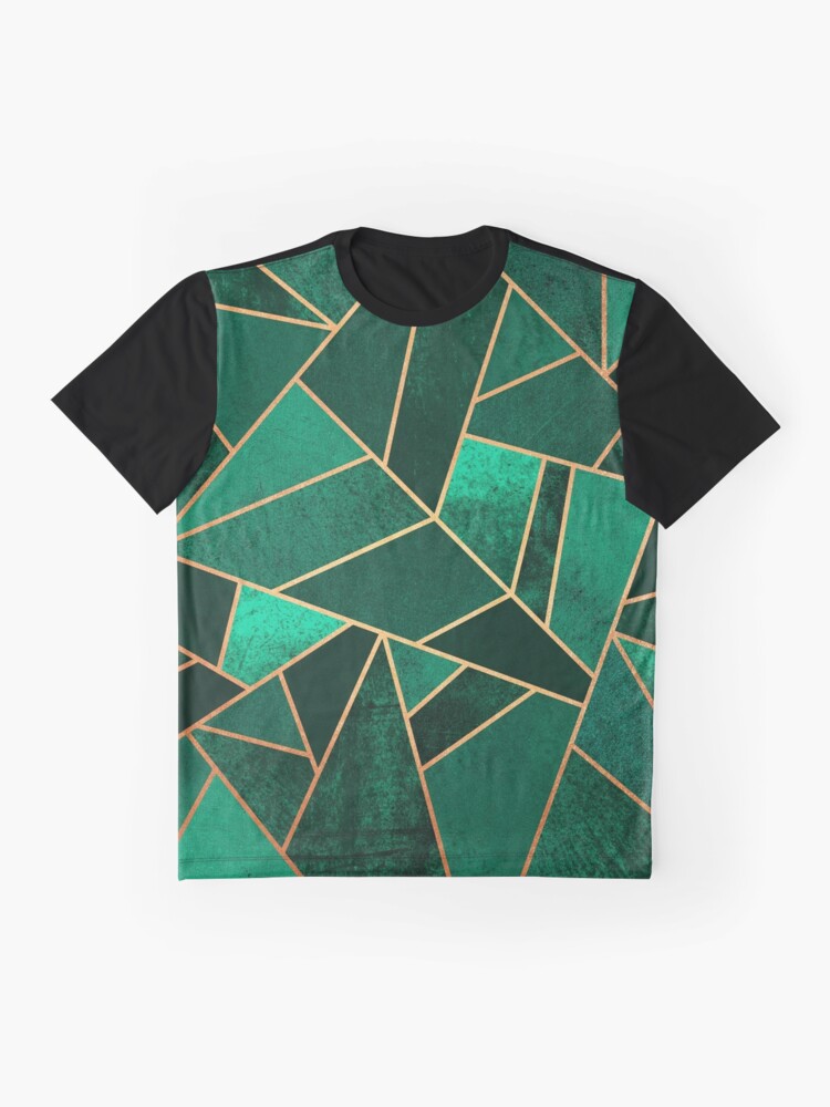 Alternative Ansicht von Smaragd und Kupfer Grafik T-Shirt