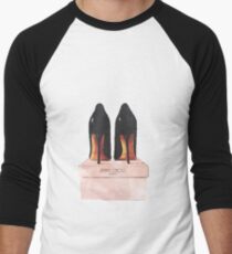 Jimmy Choo Shoes Baseball Âľ Sleeve T-Shirt