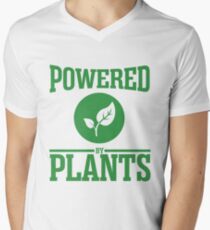 Powered by plants Men's V-Neck T-Shirt