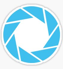 Aperture Science (Blue) Sticker