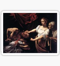 Judith Beheading Holofernes by Caravaggio Sticker