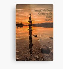 Happiness is.... by Thomas Merton Metal Print