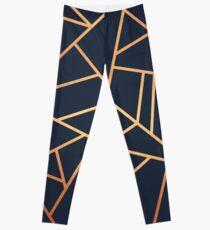 Copper and Midnight Navy Leggings