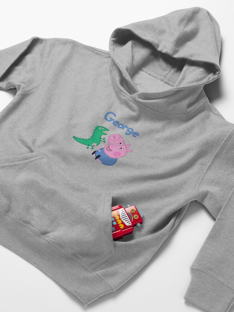 Alternate view of George Pig Kids Pullover Hoodie