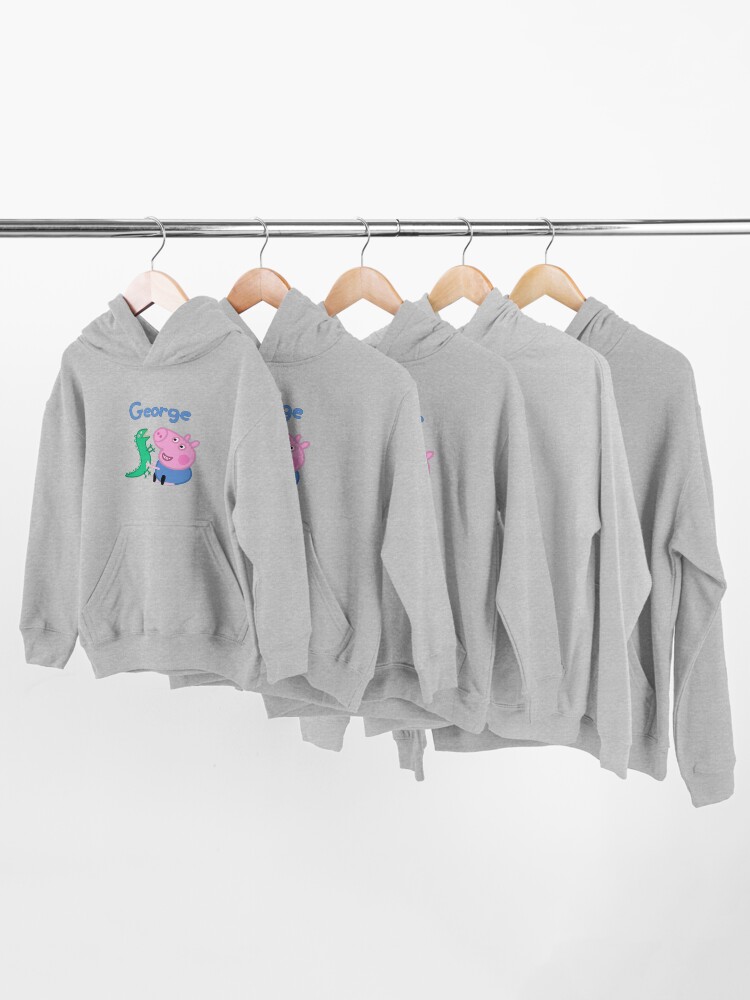 Alternate view of George Pig Kids Pullover Hoodie