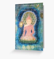 Happiness Buddha Greeting Card