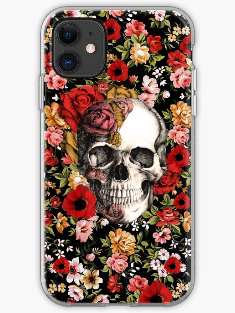 Flower Skull iphone 11 case Flower Skull iphone 11 case