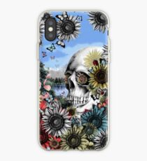 Nature skull landscape iPhone Case