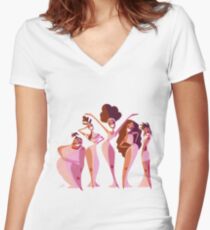 Camiseta entallada de cuello en V ¡Y esa es la verdad del evangelio!