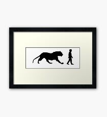 Realistic C&H shadow Framed Print
