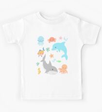 Geschöpfe des Meeres Kinder T-Shirt