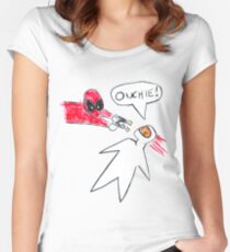 Ouchie! Women's Fitted Scoop T-Shirt