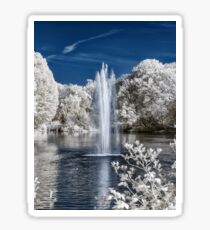 Fountain in Infrared Sticker