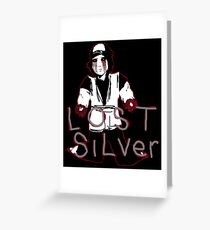 Lost Silver Color Version Greeting Card