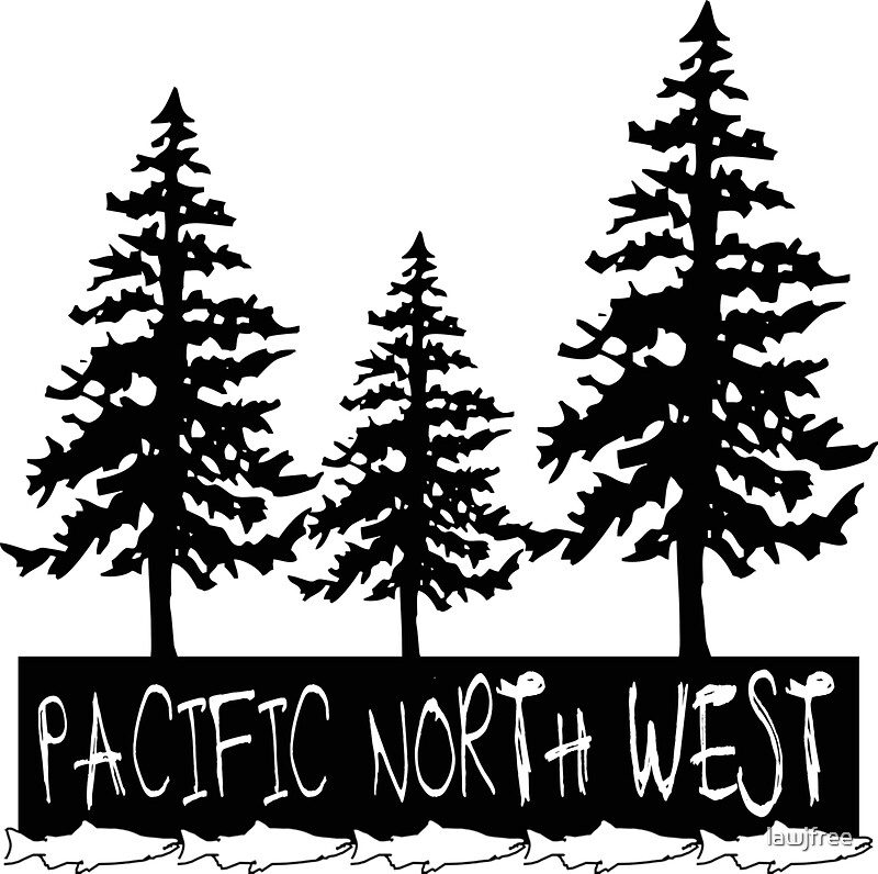 "PNW" Stickers by lawjfree | Redbubble
