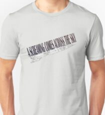 "Ein Schrei kommt über den Himmel" | Der Regenbogen der Schwerkraft Unisex T-Shirt