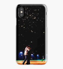 Mulder and scully baseball under the stars iPhone Case/Skin