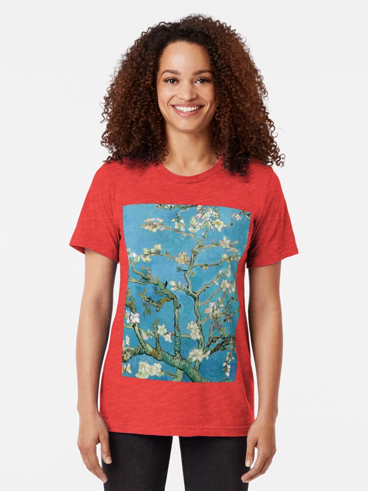 Alternate view of 1890-Vincent van Gogh-Almond blossom-73.5x92 Tri-blend T-Shirt