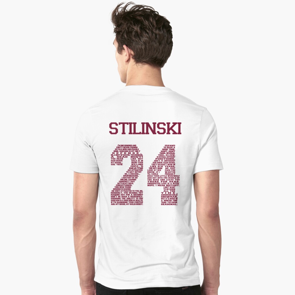 "Stiles "Quote" Jersey V2.0" Tshirt by helterskelterxo Redbubble