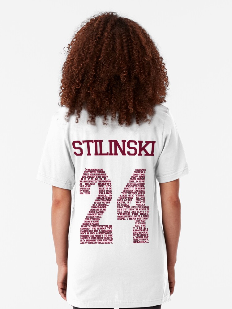 "Stiles "Quote" Jersey V2.0" Tshirt by helterskelterxo Redbubble