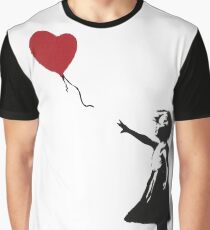 Banksy Heart - ONE:Print Graphic T-Shirt