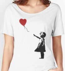Banksy Heart - ONE:Print Women's Relaxed Fit T-Shirt