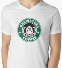 Brewsters Coffee Men's V-Neck T-Shirt