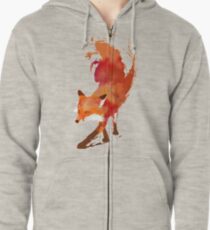 Vulpes Vulpes Zipped Hoodie