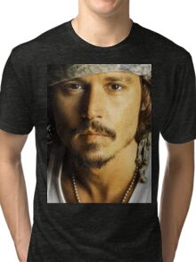 johnny depp black shirt