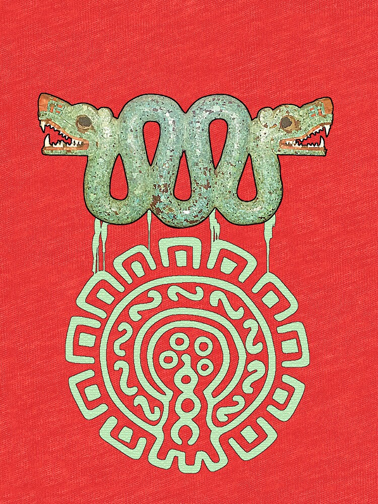 "Double-Headed Serpent (Aztec) in colour" T-shirt by ...