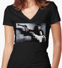 leon the professional Women's Fitted V-Neck T-Shirt