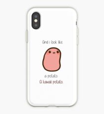 A kawaii potato iPhone Case