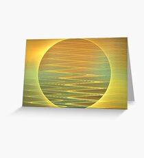 Sunrise Water Greeting Card
